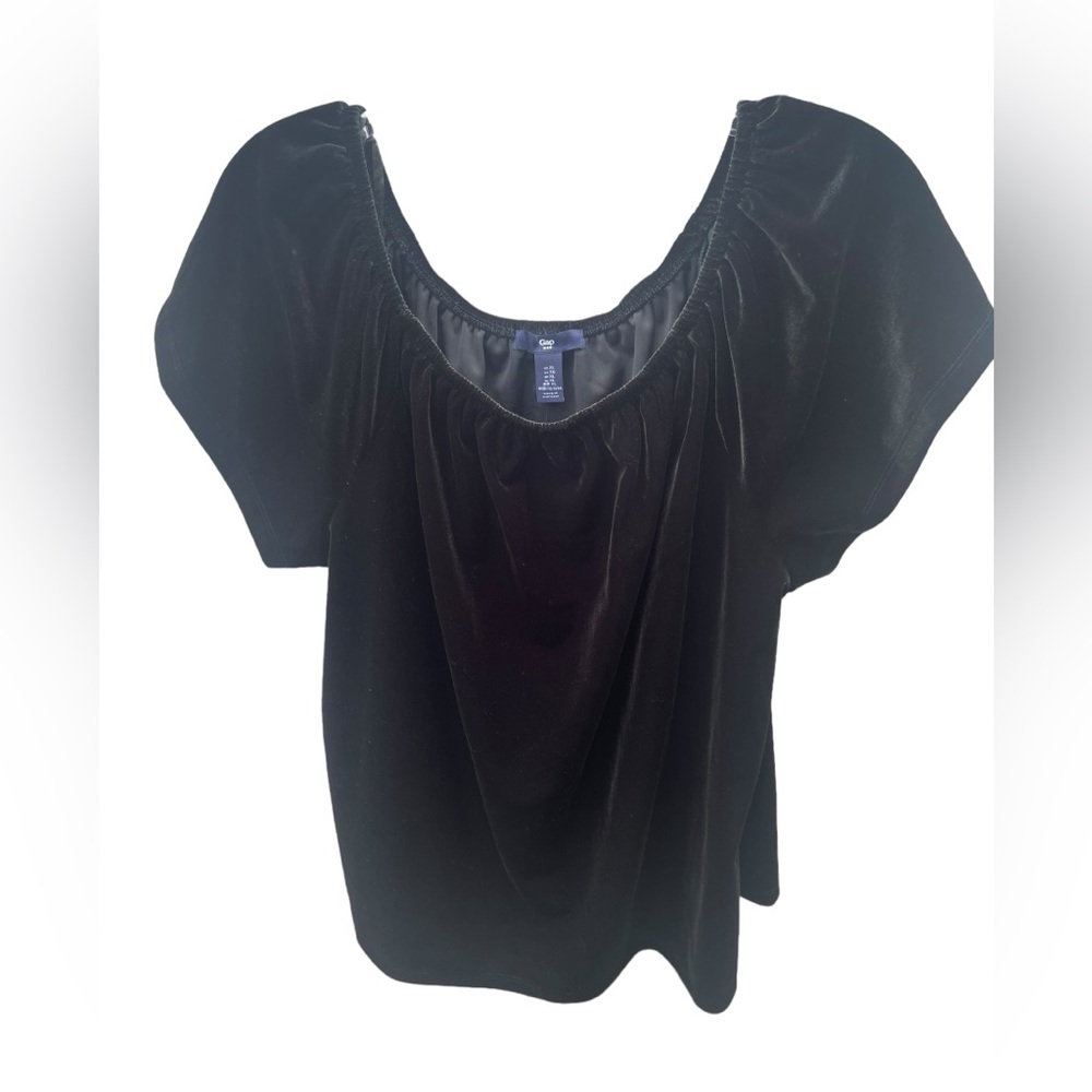 Gap‎ Black Velour Shirt New With Tags